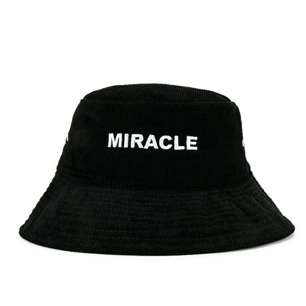 NWOT Nahmias Unisex Miracle Black Corduroy Bucket Hat
